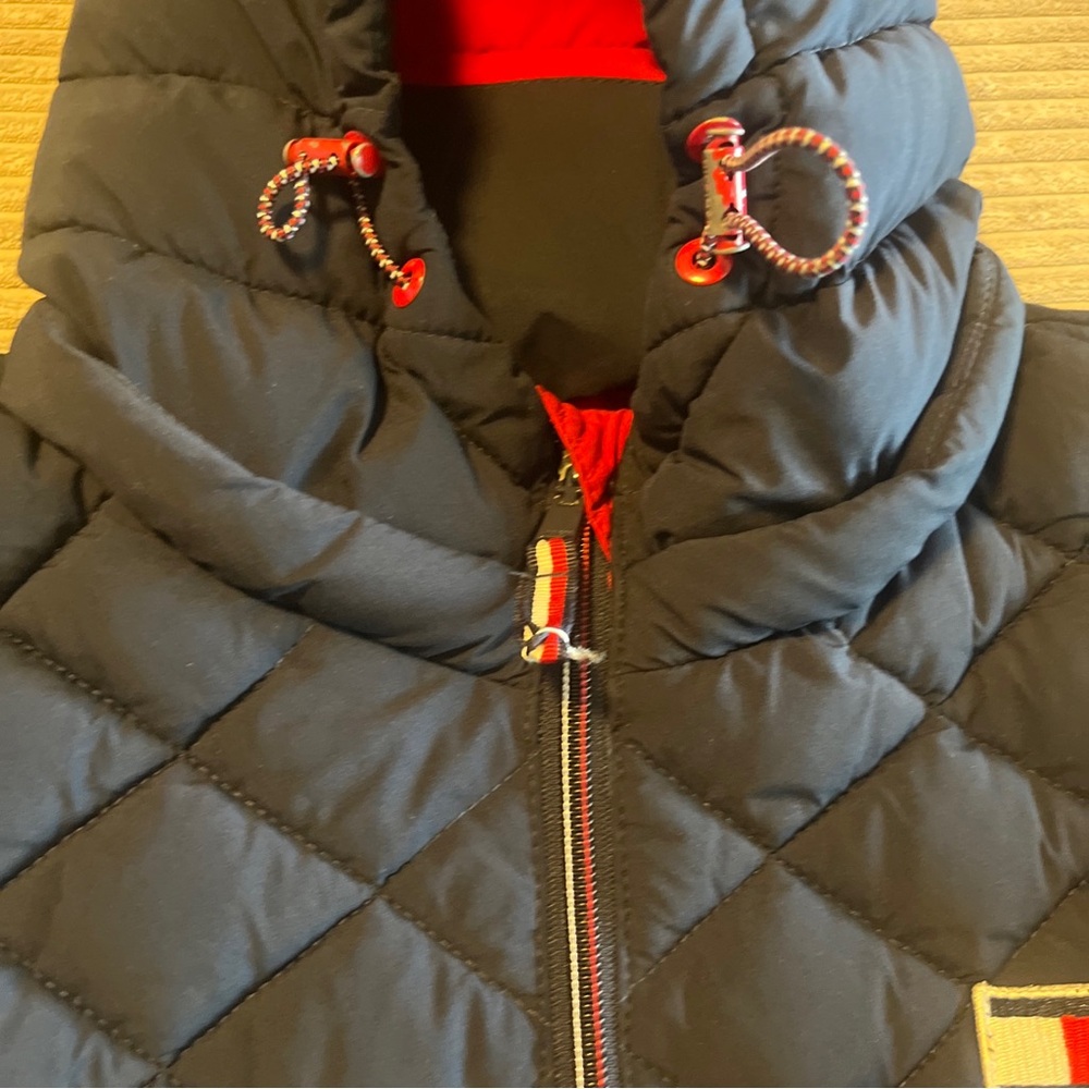 Tommy Hilfiger Women's Large Jacket Black Puffer Packable Lightweight VTG - Picture 5 of 11